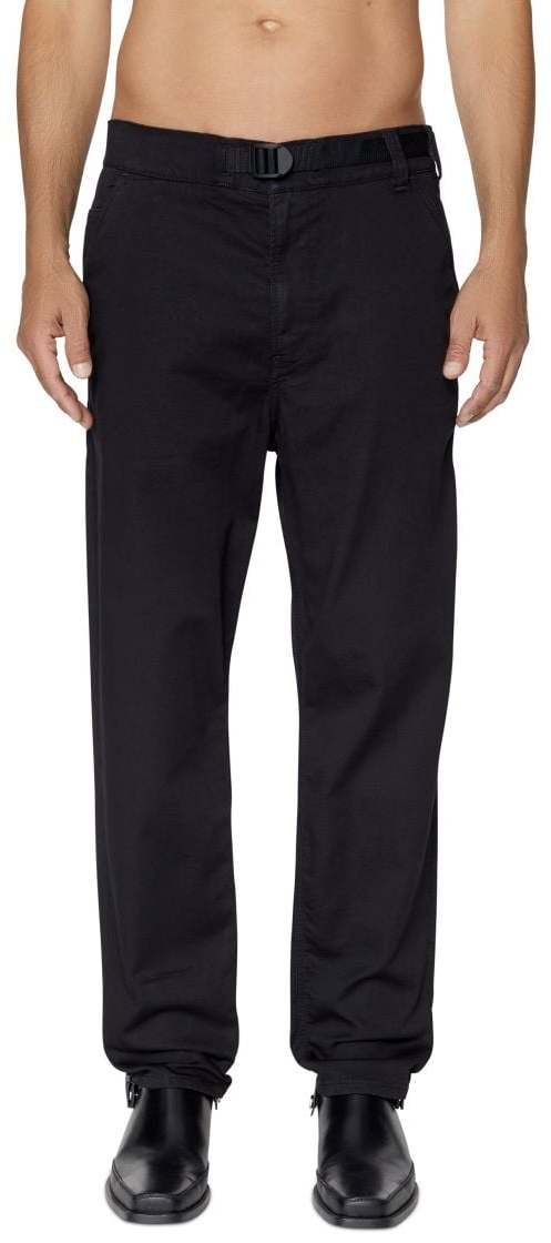 Diesel Rifle - D-KROOLEY-NE Sweat jeans čierne