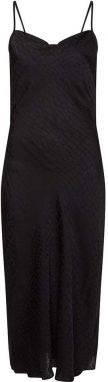 Tommy Jeans Šaty - TJW PARTY CROSSBACK MIDI DRESS čierne