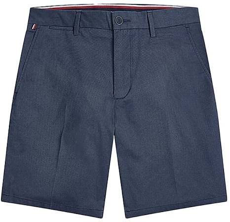 Tommy Hilfiger Krátke nohavice - BROOKLYN PRINTED 2 TONE STR modré