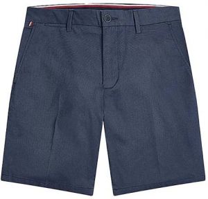 Tommy Hilfiger Krátke nohavice - BROOKLYN PRINTED 2 TONE STR modré