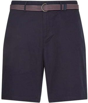 Tommy Hilfiger Krátke nohavice - HARLEM SHORT L.TWILL BELT modré