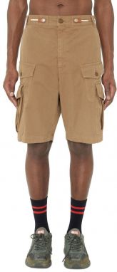 Diesel Krátke nohavice - P-JOFFE-SHO SHORTS hnedé