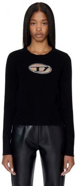 Diesel Sveter - M-AREESA KNITWEAR čierny