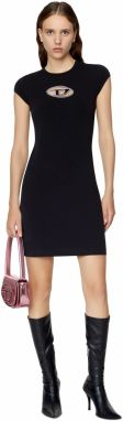 Diesel Šaty - D-ANGIEL DRESS čierne