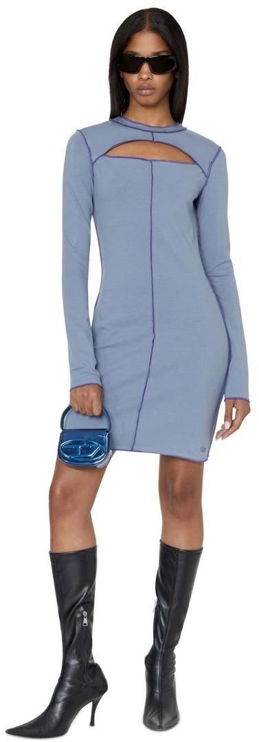 Diesel Šaty - D-TINEST DRESS modré