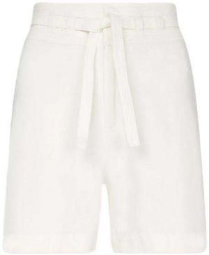 Tommy Hilfiger Krátke nohavice - DNM FLARE HW SHORT WHITE BELT biele