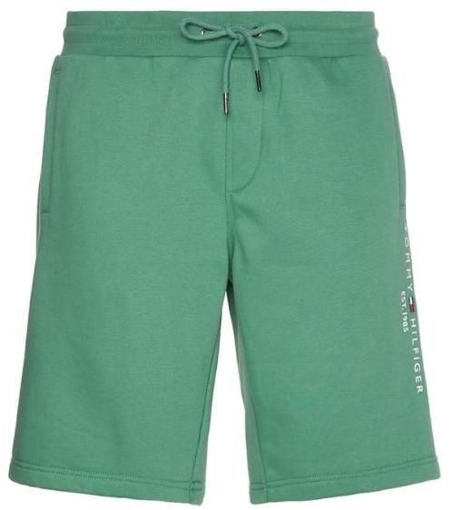 Tommy Hilfiger Krátke nohavice - TOMMY LOGO SWEATSHORTS zelené