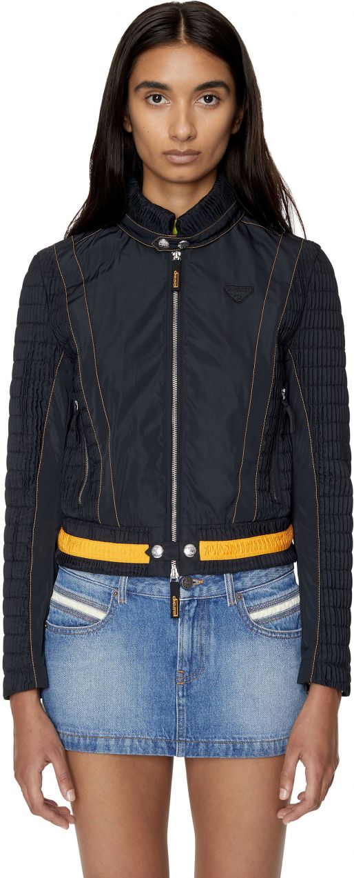 Diesel Bunda - G-RITAS JACKET čierna