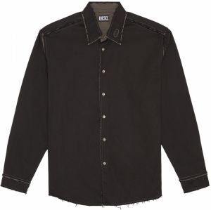 Diesel Košeľa - S-WEEZER SHIRT čierna