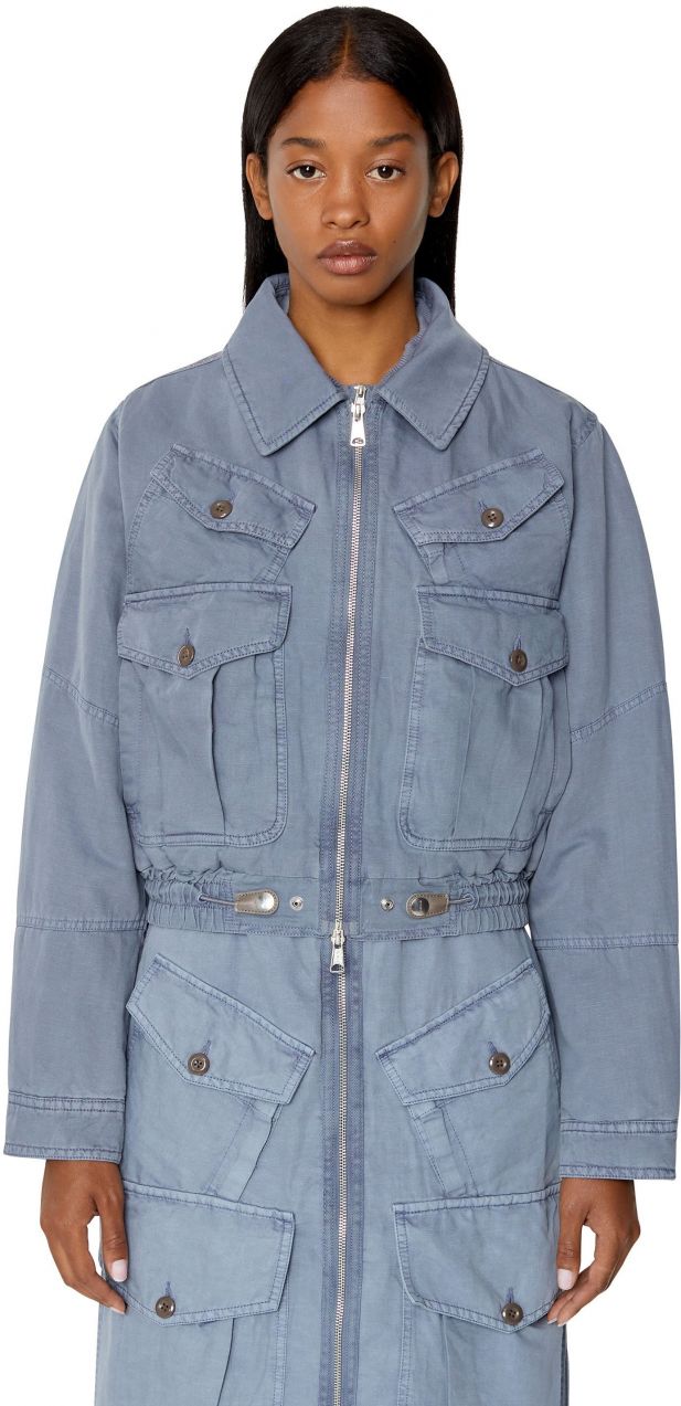 Diesel Bunda - G-LYDIA JACKET modrá
