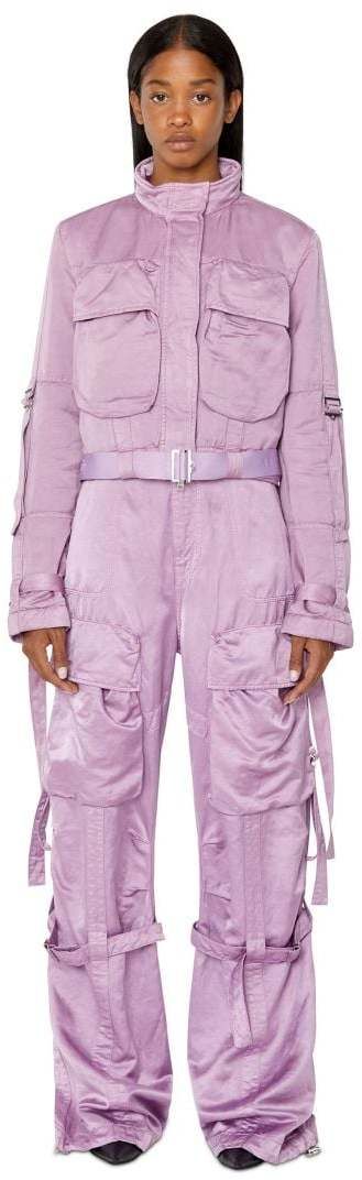 Diesel Bunda - G-TALI JACKET fialová