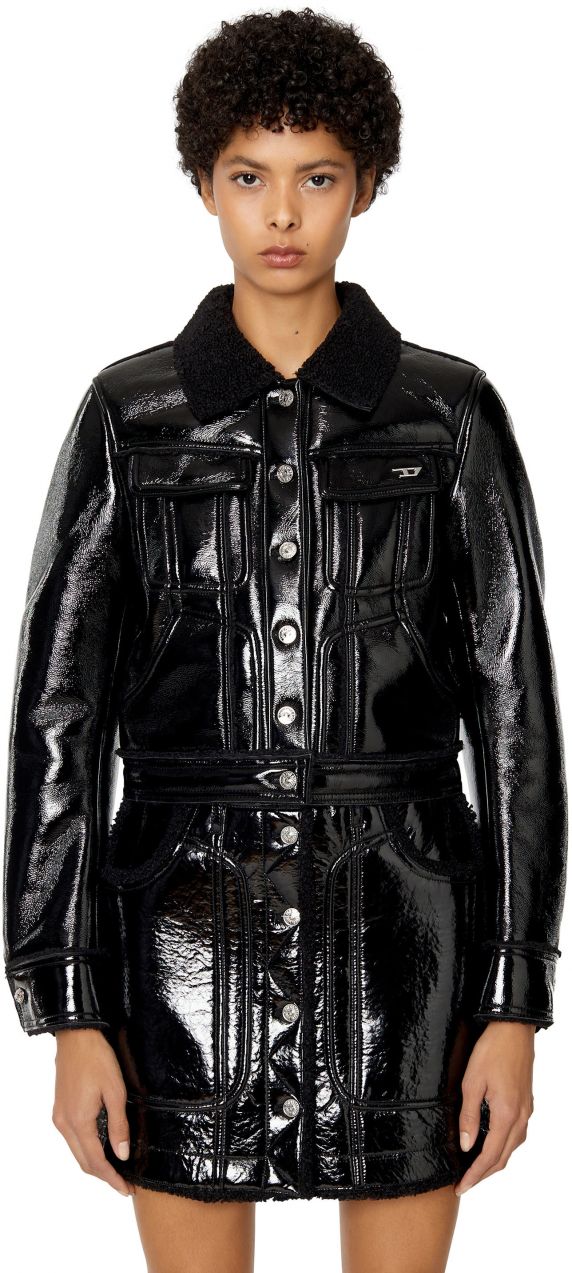Diesel Bunda - W-NOLIA JACKET čierna