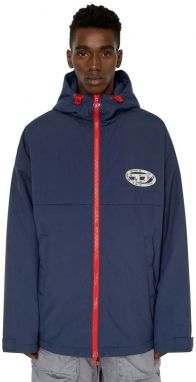 Diesel Bunda - W-HENNEL-MON JACKET modrá