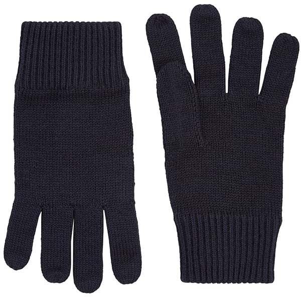 Tommy Hilfiger Rukavice - ESSENTIAL FLAG KNITTED GLOVES modré
