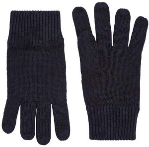 Tommy Hilfiger Rukavice - ESSENTIAL FLAG KNITTED GLOVES modré