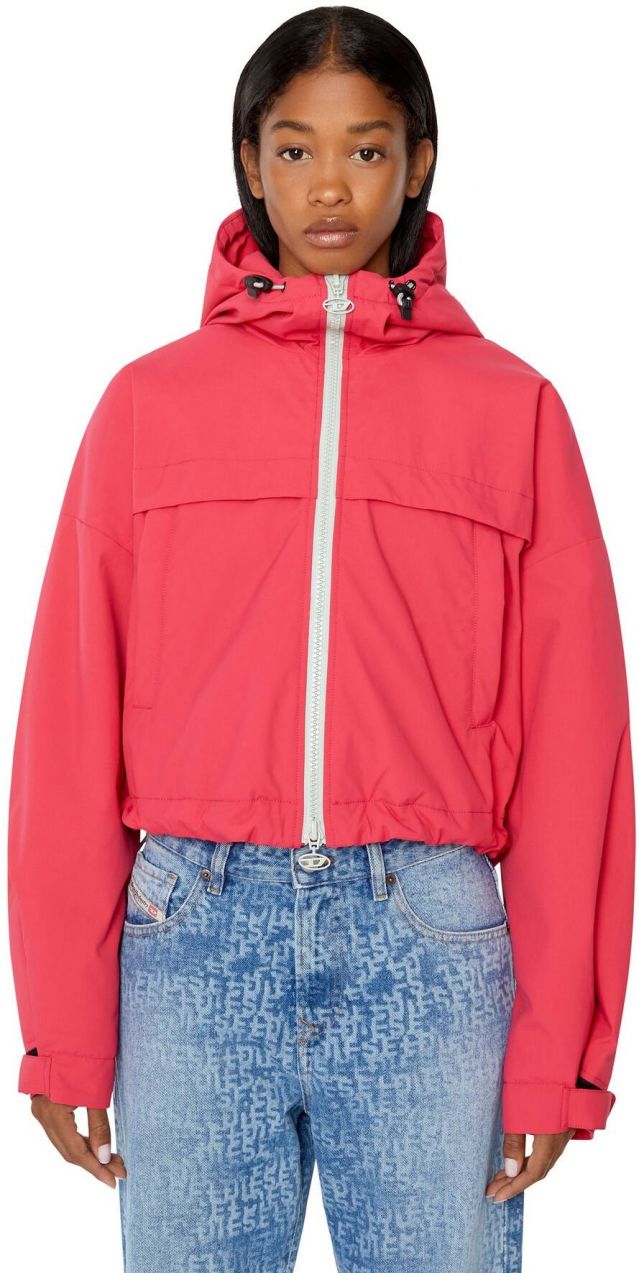 Diesel Bunda - W-HANNA-MON JACKET červená