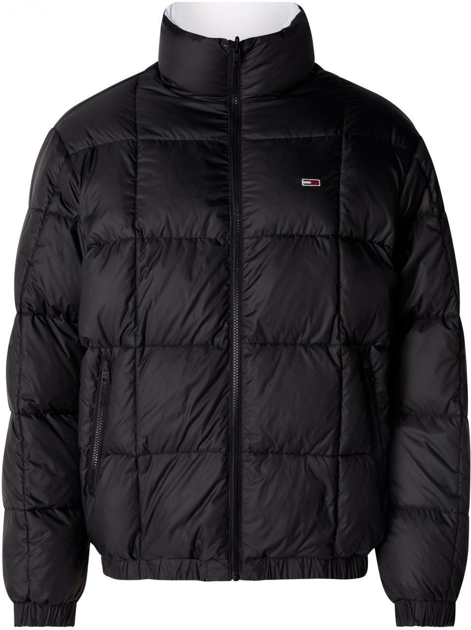 Tommy Jeans Bunda - TJM REVERSIBLE SIGNA biela