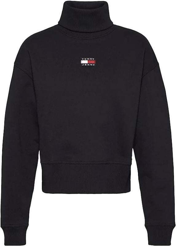 Tommy Jeans Rolák - TJW BXY BADGE TURTLE čierny