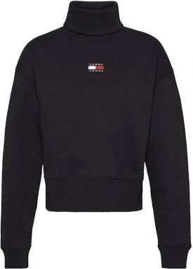 Tommy Jeans Rolák - TJW BXY BADGE TURTLE čierny