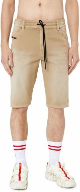 Diesel Krátke nohavice - D-KROOSHORT-Z-NE SHORTS béžové