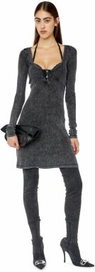 Diesel Šaty - D-BRANETTE DRESS čierne