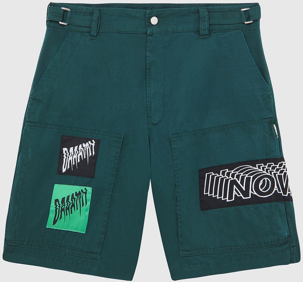 Diesel Krátke nohavice - PDUGASHO SHORTS zelená
