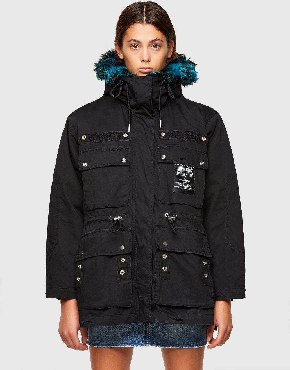 Diesel Bunda - GURIBE JACKET čierna