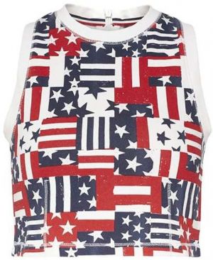 Tommy Jeans Tričko - TJW AOP TANK vzorované