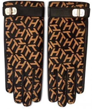 Tommy Hilfiger Rukavice - TURNLOCK MONOGRAM GLOVES viacfarebné