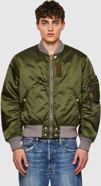 Diesel Bunda - JMAONEREV JACKET zelená