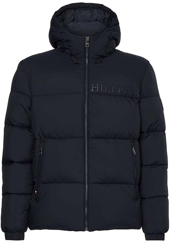 Tommy Hilfiger Bunda - HIGH LOFT JACKET modrá