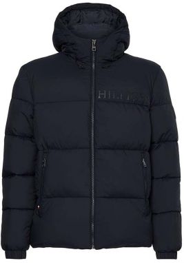 Tommy Hilfiger Bunda - HIGH LOFT JACKET modrá