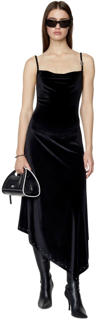 Diesel Šaty - D-AMOS DRESS čierne