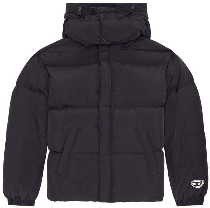 Diesel Bunda - W-ROLF-NW JACKET čierna