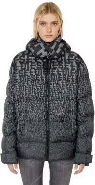 Diesel Bunda - W-STEP-MON JACKET sivá
