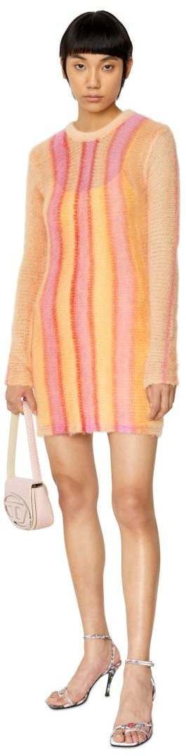 Diesel Šaty - M-IKI DRESS ružové