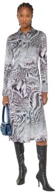 Diesel Šaty - D-TIPHA DRESS sivé