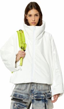 Diesel Bunda - W-MONICA JACKET biela