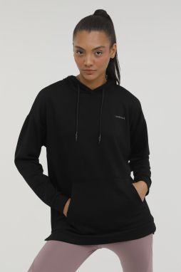 Lumberjack W-CT664 LUNA LONG HOODIE BLACK Woman 449