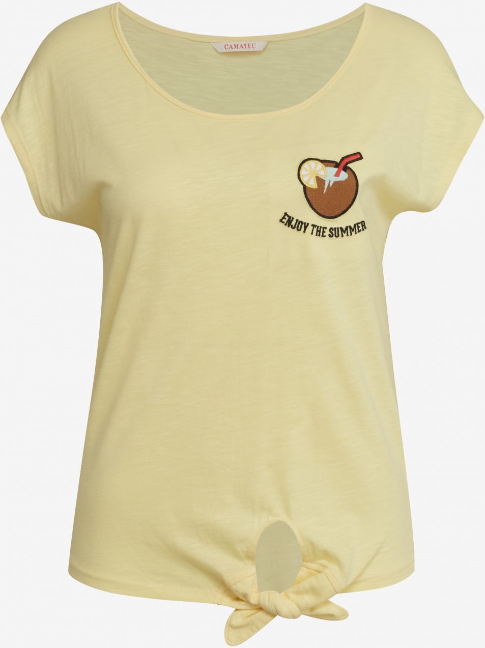 yellow t-shirt CAMAIEU