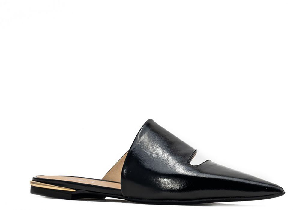 Šľapky - FURLA CODE MULES T. 10 - VERNICE NAPLACK čierne