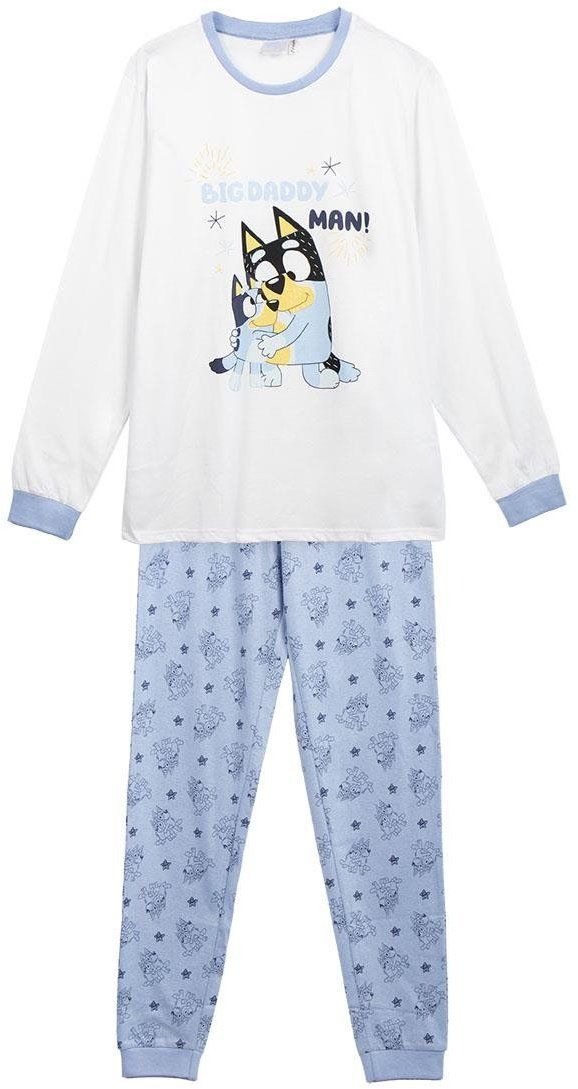 LONG PYJAMES SINGLE JERSEY BLUEY