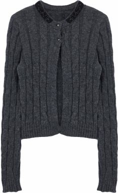 Trendyol Limited Edition Anthracite Soft Textured Hair Knitted Sweater