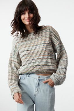Trendyol Mint Super Oversized Knit Sweater