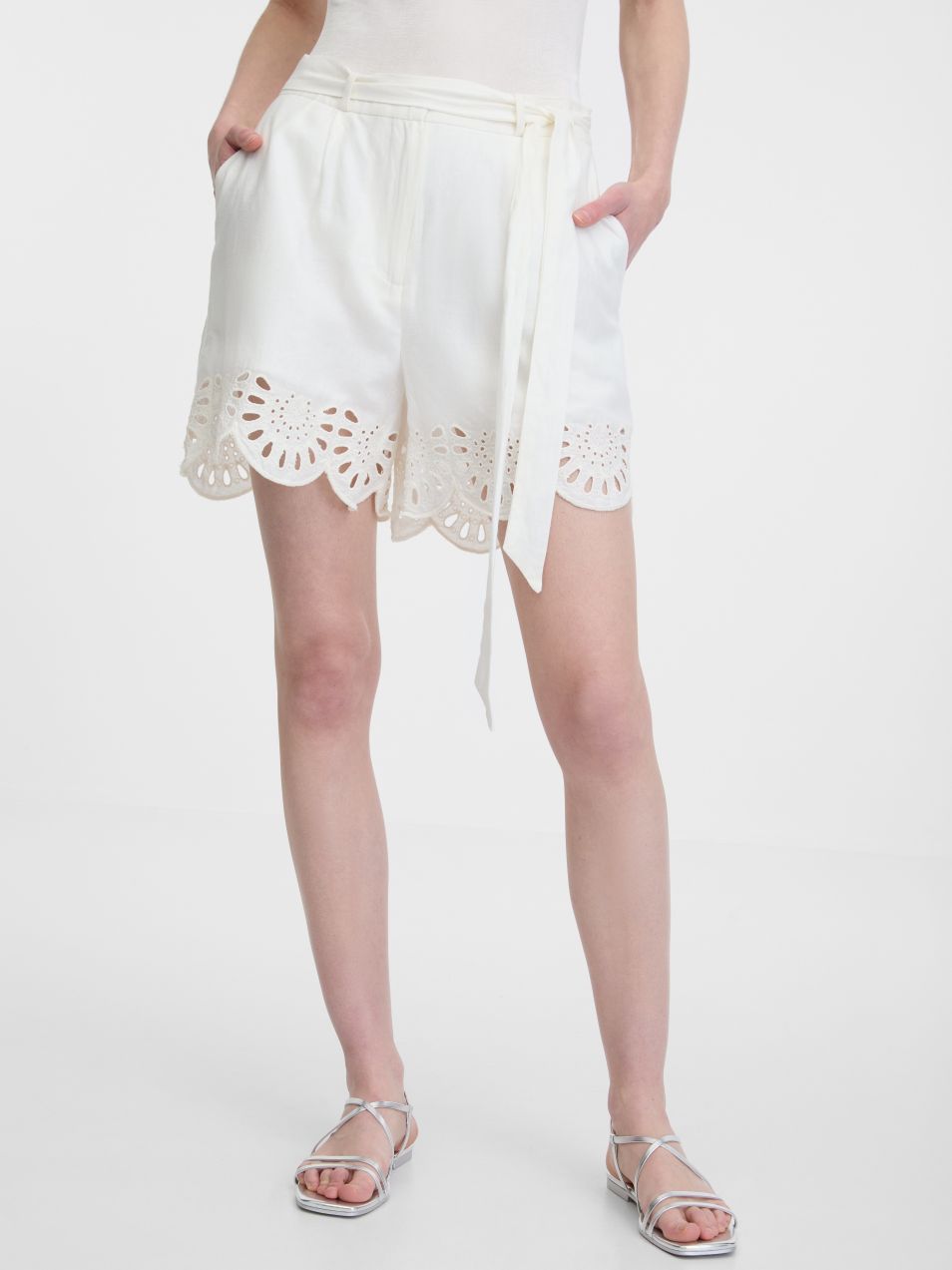 Orsay White women's shorts - Women's