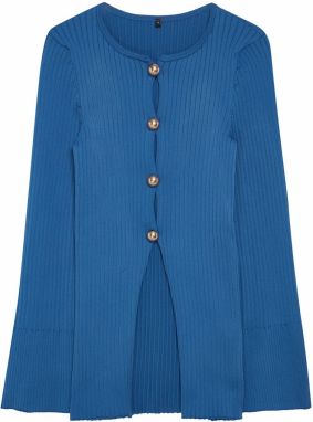Trendyol Limited Edition Navy Blue Button Detailed Knitwear Cardigan