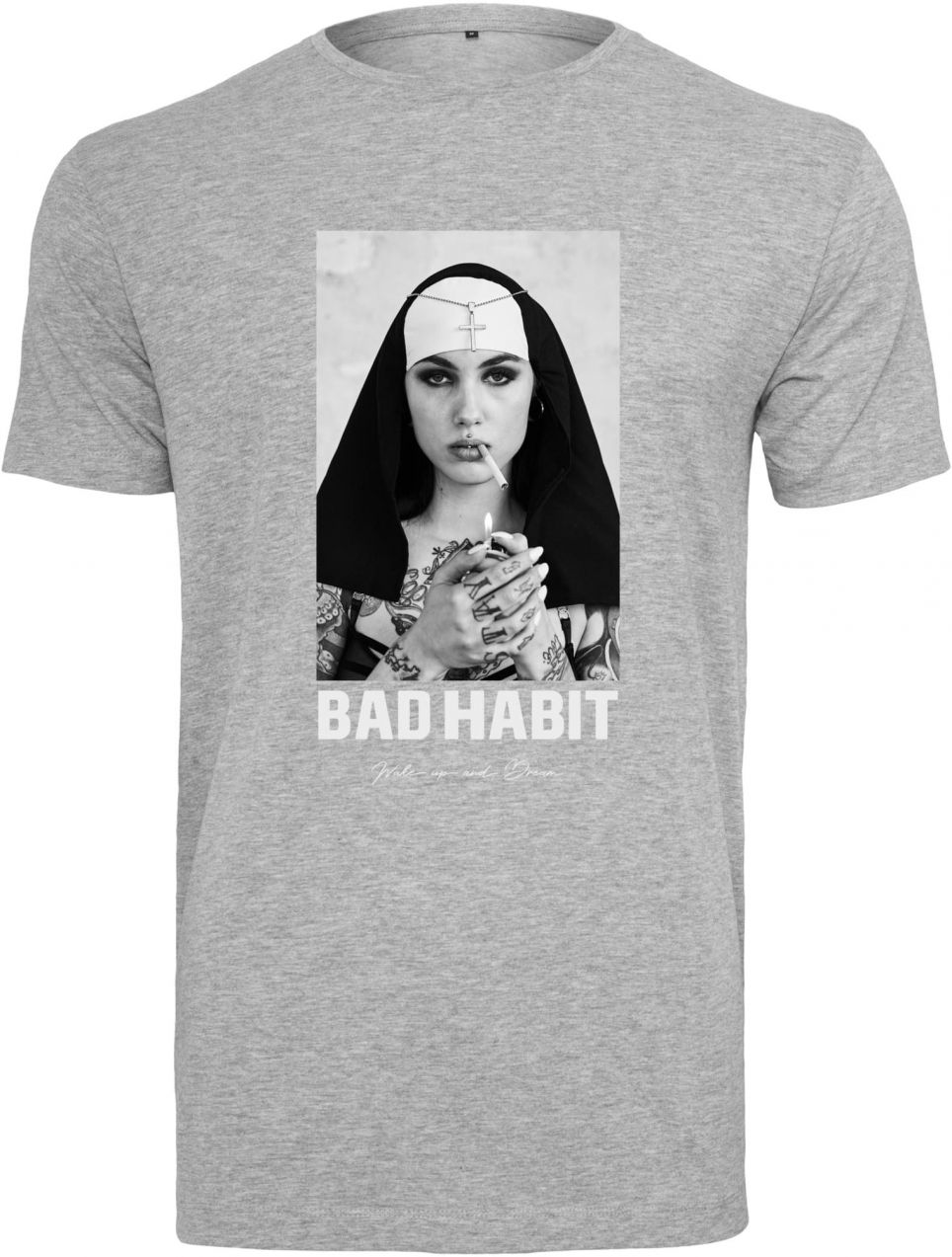 Bad Habit Tee heather gray
