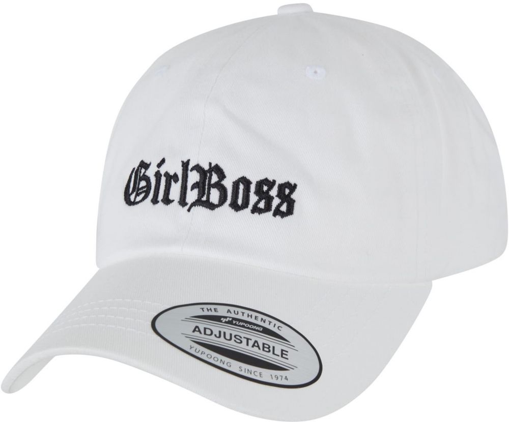 Girl Boss Dad Cap White