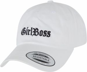 Girl Boss Dad Cap White