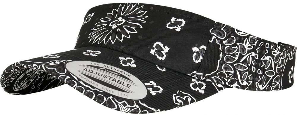 Visor Bandana Print black